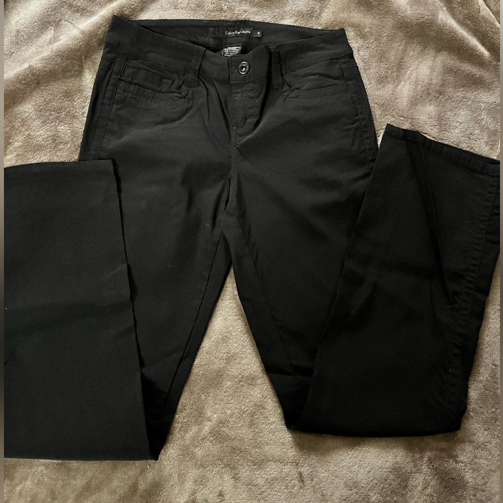 Calvin Klein Black Stretch Jeans Size 10